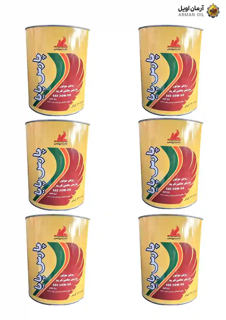 پارس پایا 20W-50 گالن 3.785 لیتری– کارتنی 6 عددی